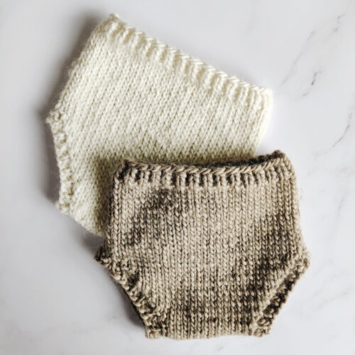 Ventnor baby bloomers knitting pattern by The Old Horuzon